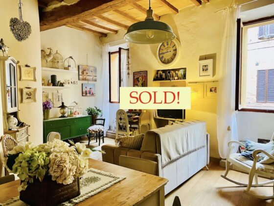 SOLD! LA BOHEME: A ROMANTIC REFUGE IN THE HEART OF BUONCONVENTO, SIENA, TUSCANY